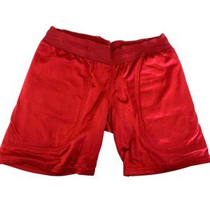 Strongman Red Shorts Boys 7 8 Red Padded Shorts pull on